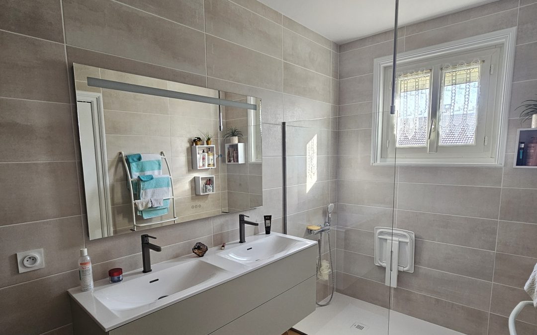 Rénovation d’une salle de bain complète PMR